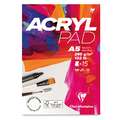 Bloc Acrylpad Clairefontaine, 14,8 cm x 21 cm, DIN A5, 285 g/m², 1. Blocs de 15 feuilles