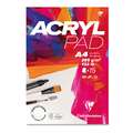 Bloc Acrylpad Clairefontaine, 21 cm x 29,7 cm, DIN A4, 285 g/m², 1. Blocs de 15 feuilles