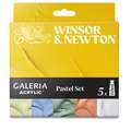 WINSOR & NEWTON™ GALERIA ACRYLIC Sets, 5 × 60 ml, Pastell Set
