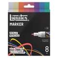 Sets de 8 marqueurs acrylique Liquitex, Métallique, Set, 2 mm