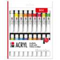 Set d´acryliques MARABU pour débutants, 18 x 12 ml