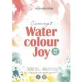 Hahnemühle Concept Watercolour Joy, Aquarellblock, 14,8 cm x 21 cm, DIN A5, Block (einseitig geleimt), 300 g/m²