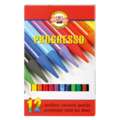 KOH-I-NOOR PROGRESSO Schul-Vollminenfarbstifte, Sets, 12 Stifte, Set, Standard Design