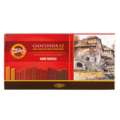 Coffret de 12 pastels Gioconda Koh-I-Noor, Nuances de bruns, Set
