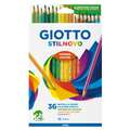 Coffrets de crayons de couleur Stilnovo GIOTTO, 36 crayons