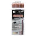 Set graduate Graphite Artistic Lyra, 12 crayons assortis, Set
