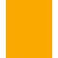 Papier de couleur Folia, 300g/qm, 50 x 70 cm, Jaune foncé
