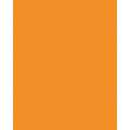 Papier de couleur Folia, 300g/qm, 50 x 70 cm, Ocre