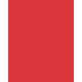 Papier de couleur Folia, 300g/qm, 50 x 70 cm, Hibiscus
