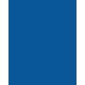 Papier de couleur Folia, 300g/qm, 50 x 70 cm, Bleu royal