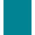 Papier de couleur Folia, 300g/qm, 50 x 70 cm, Turquoise