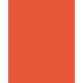 Papier de couleur Folia, 300g/qm, 50 x 70 cm, Orange