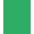 Papier de couleur Folia, 300g/qm, 50 x 70 cm, Vert émeraude