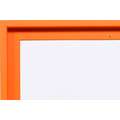Caisse américaine Profil 96 Effect, Orange fluo, 40 x 40 cm