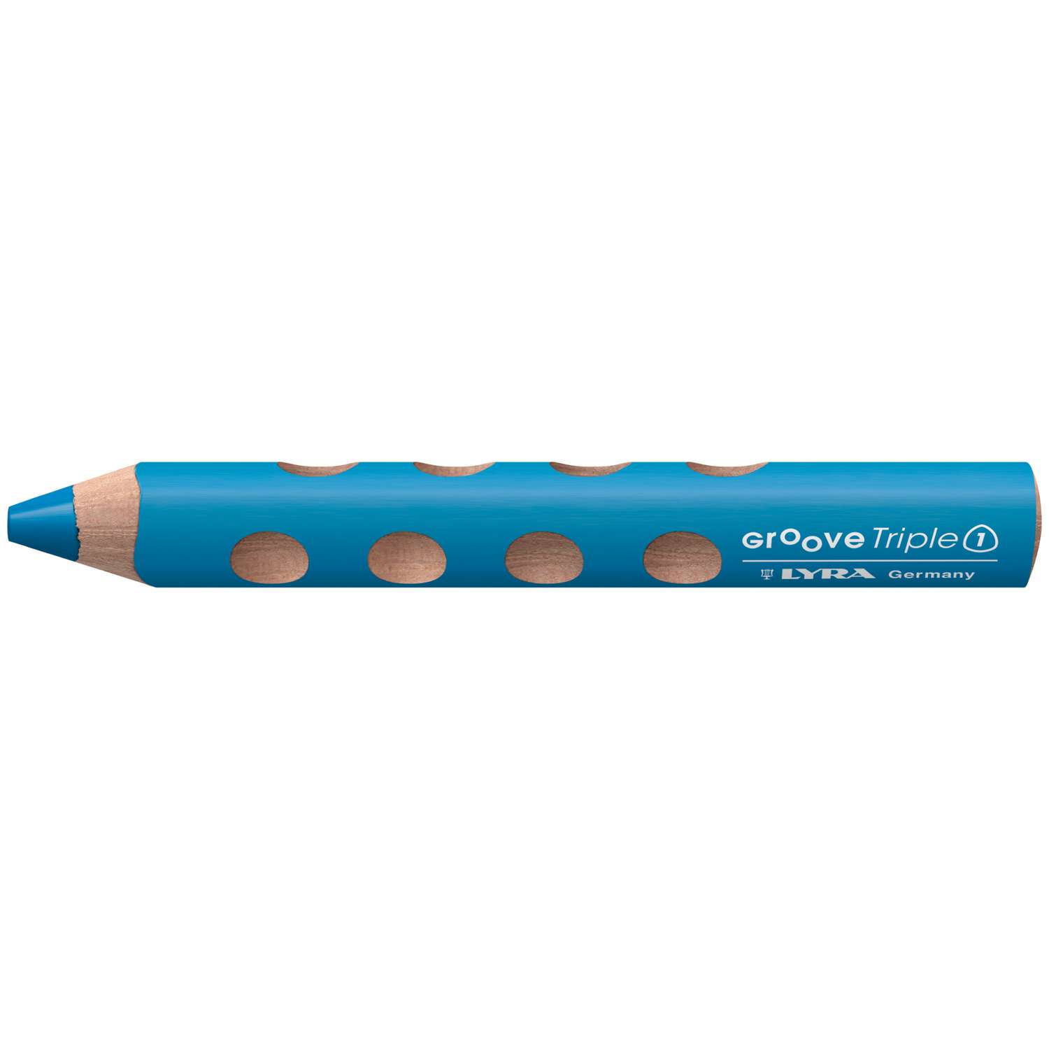 Crayons Lyra 3 en 1 Triple One - Couleur, Cire et aquarellables