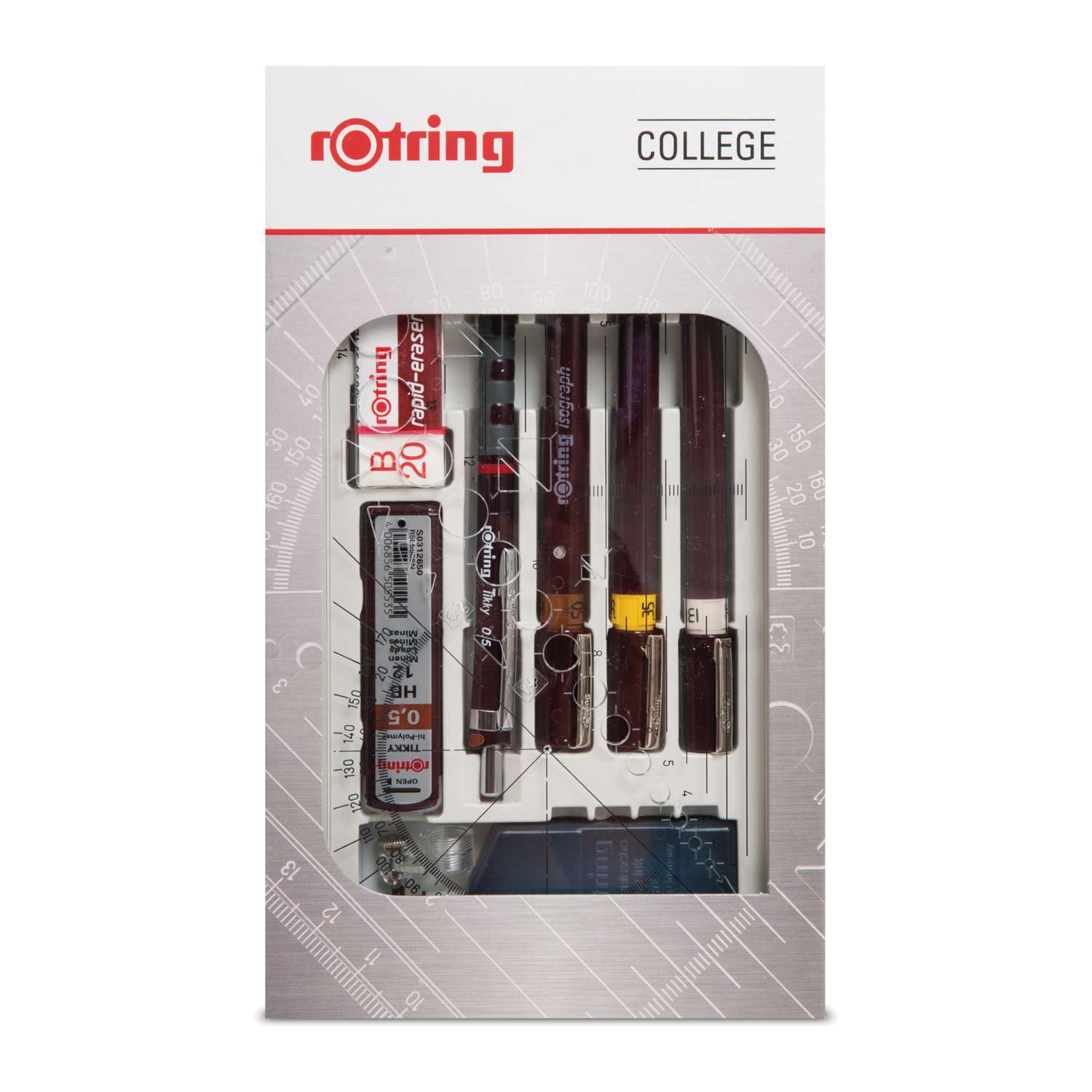 Coffret College Set Isograph 3 stylos rOtring