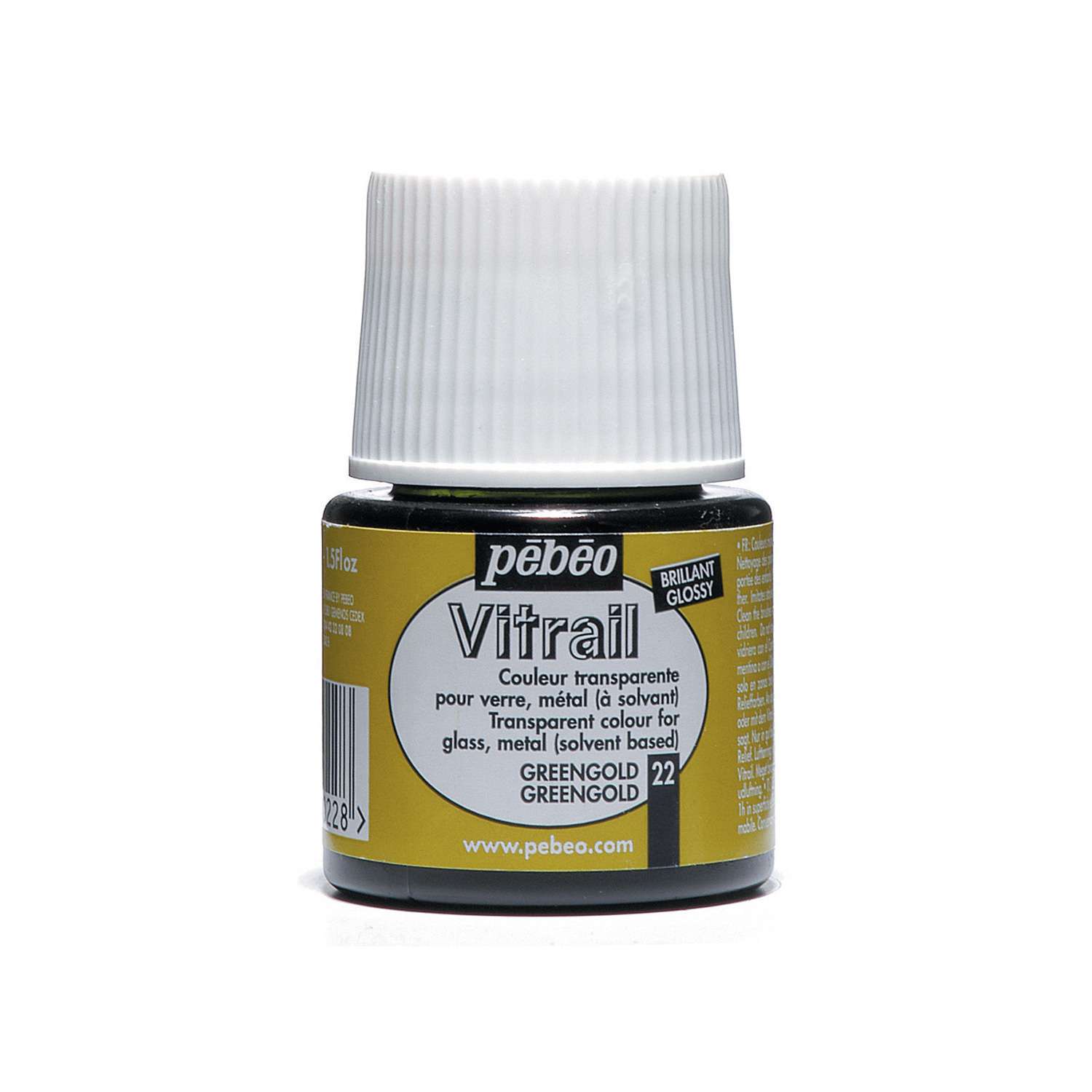 Pebeo Vitrail Glasmalfarbe – Für Buntglas-Effekte Auf Glas, 45 Ml In Braun | Malerei & Dekoration