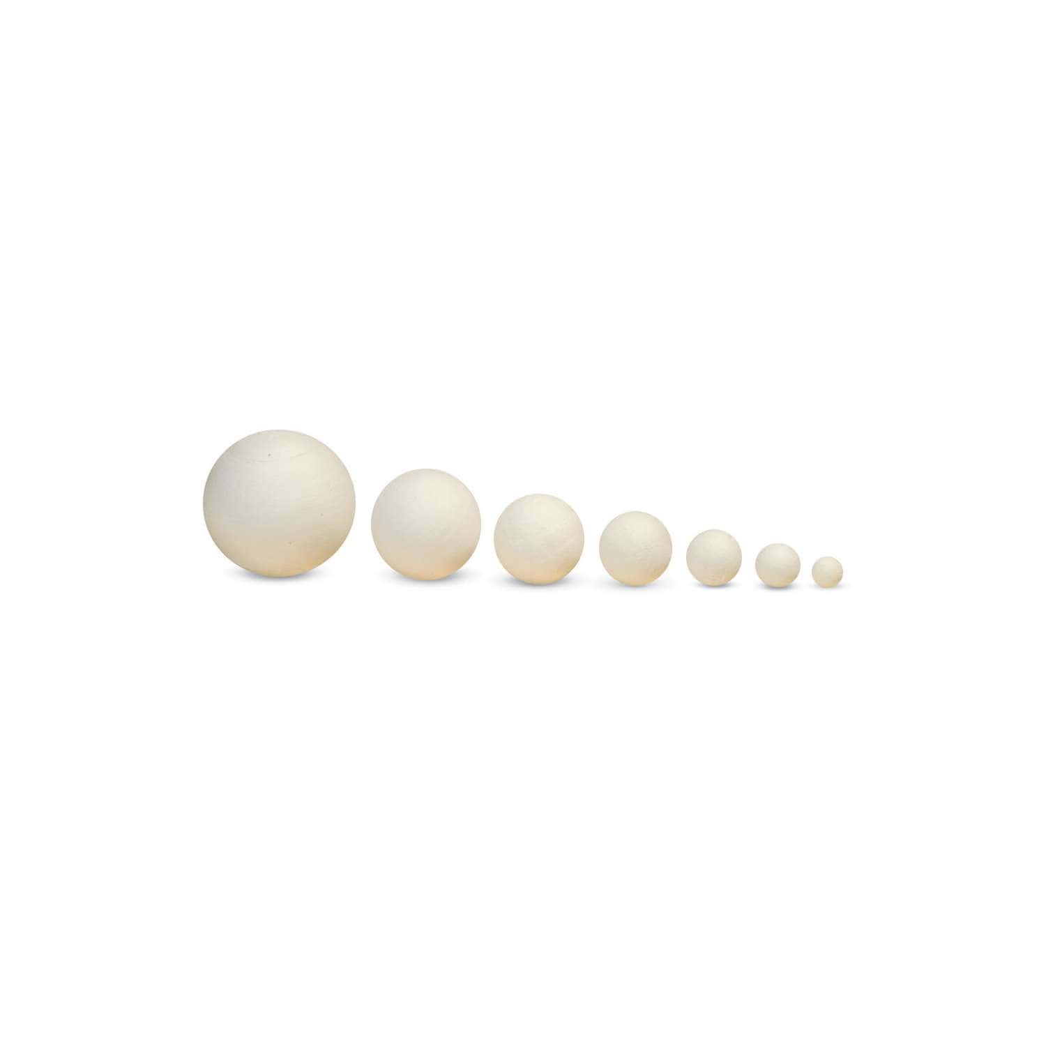 30 Boules de Coton blanc pour bricolages - Loisirs Créatifs