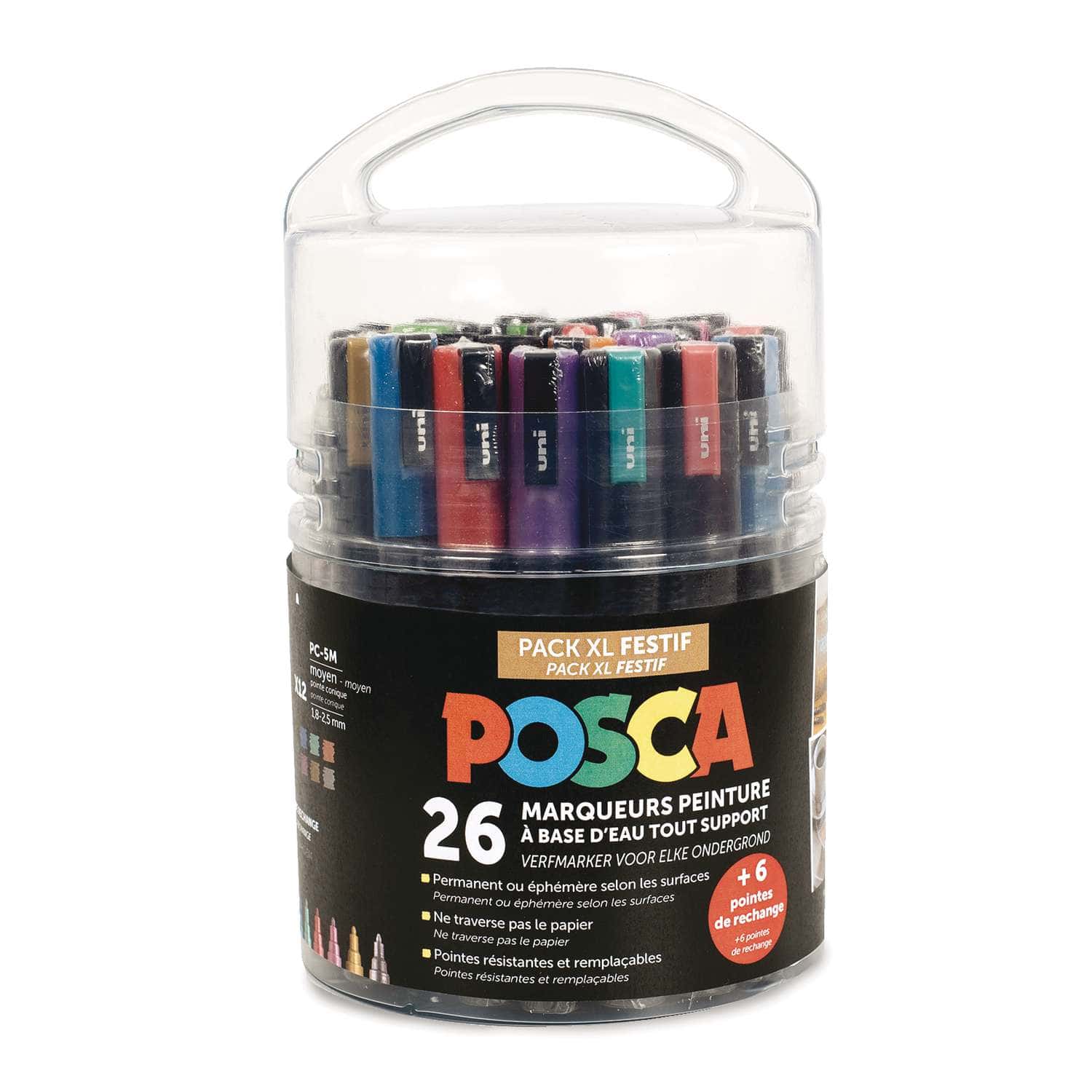 Set de crayons Pastel Posca de 10 crayons Posac pastel à base de cire