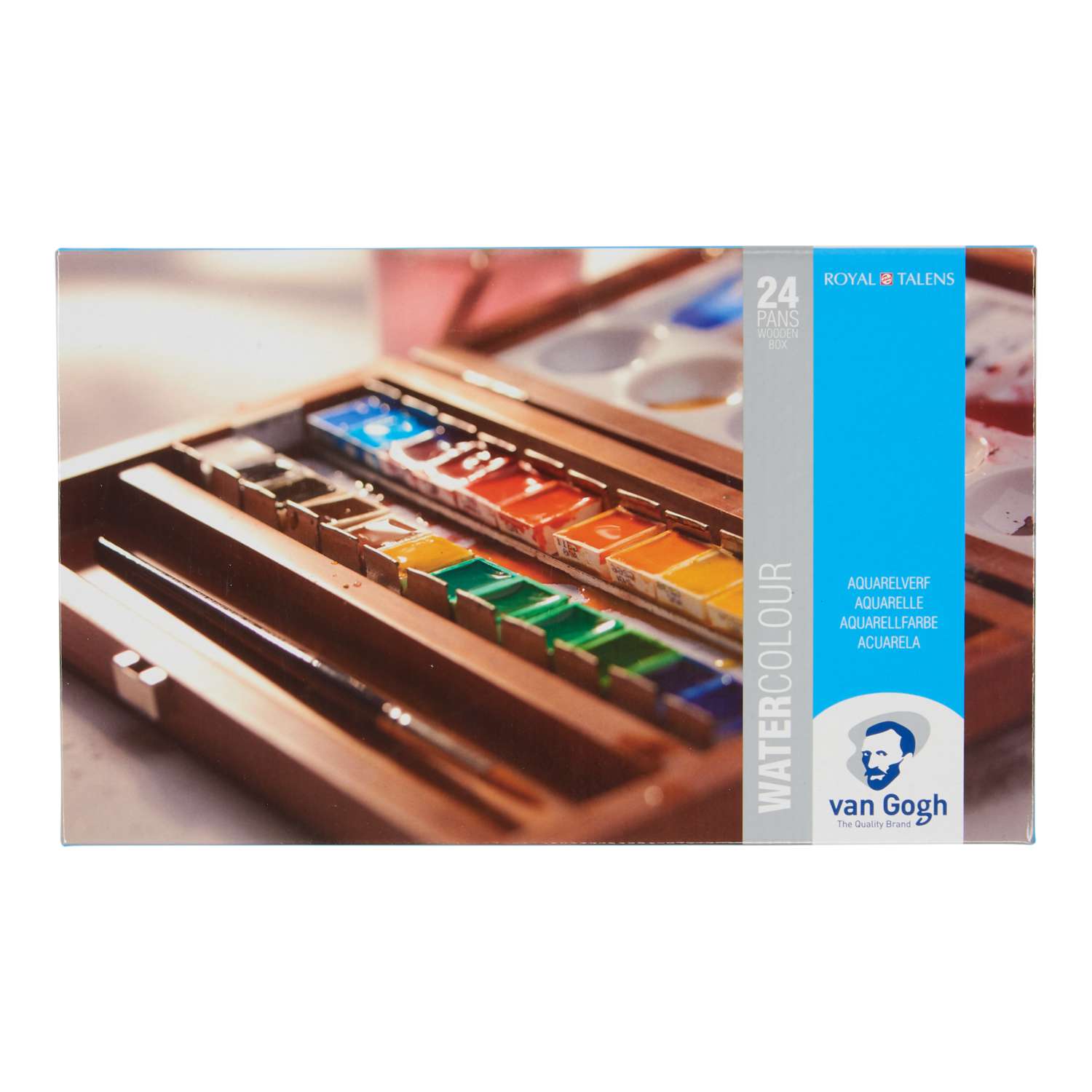 Coffret Bois Aquarelle Van Gogh De Royal Talens