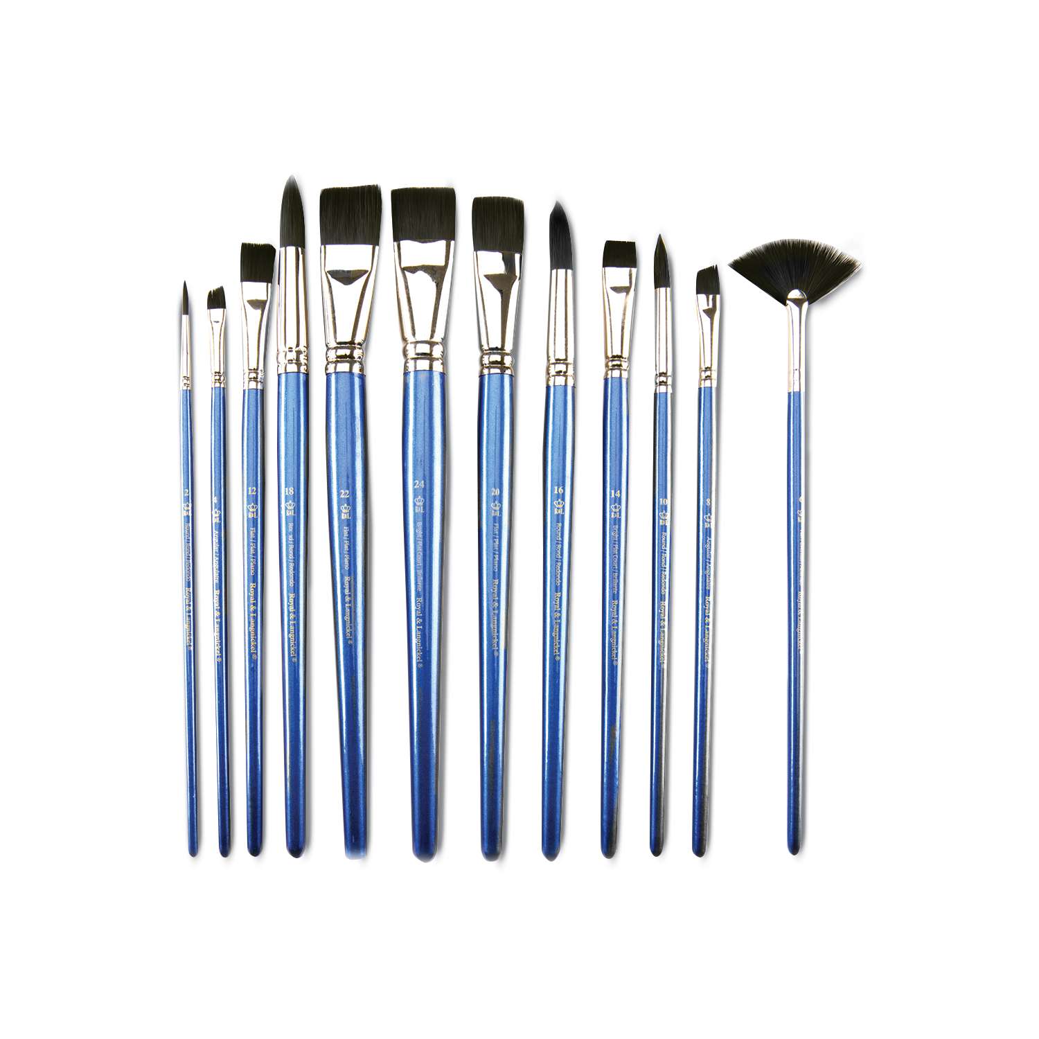 Royal & Langnickel Rundpinsel-Set – 5-teilig, Ergonomischer Griff