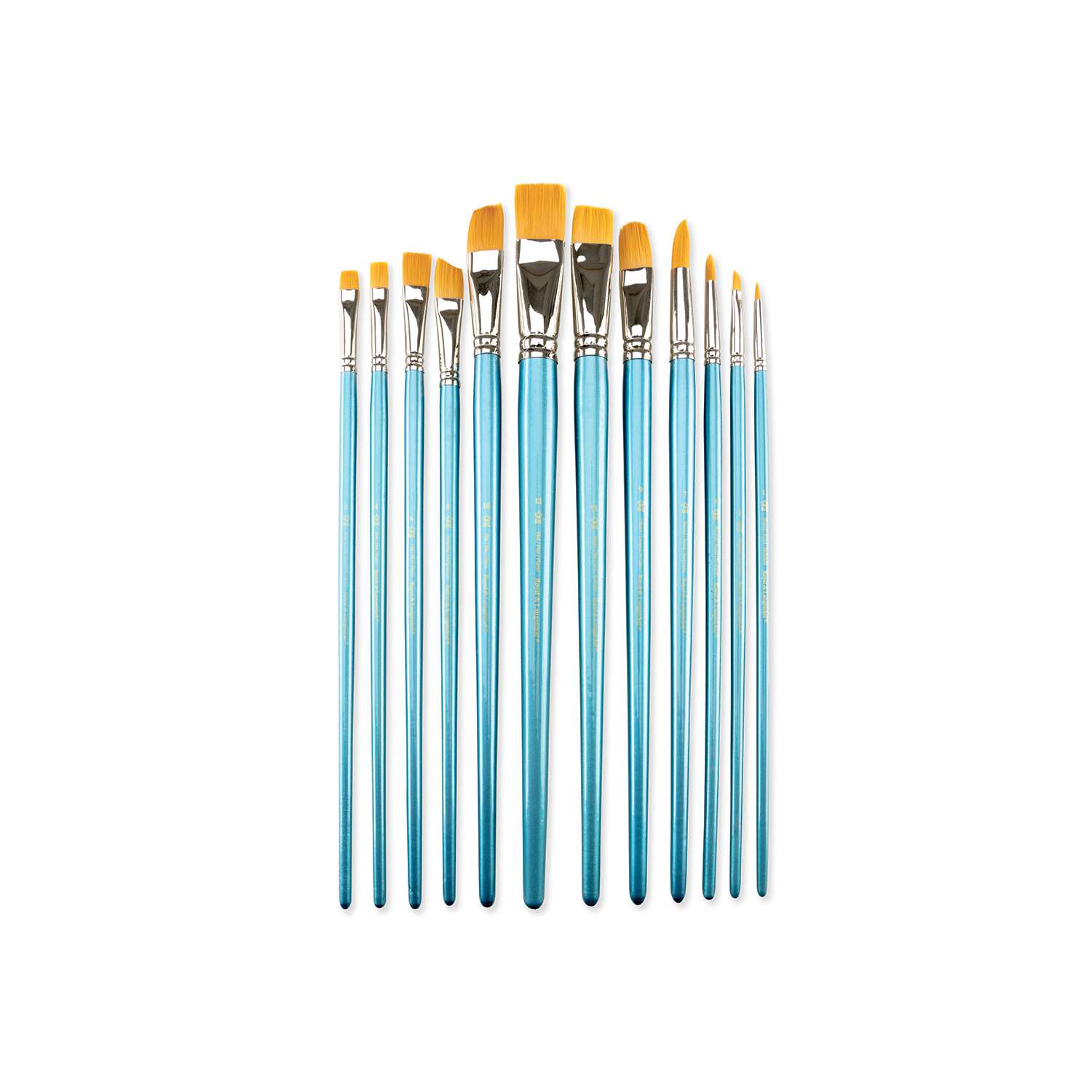 Royal & Langnickel Pinselset – 7 Taklon-Pinsel Für Acryl, Aquarell & Mehr