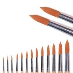 JAX® School Serie C Synthetikpinsel, rund