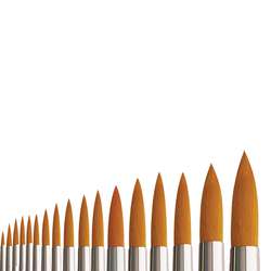 Pinceaux Kaerell Bleu RAPHAËL®, série 8204