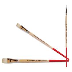 Brosse courte soies cambrées LÉONARD, série 7110CC