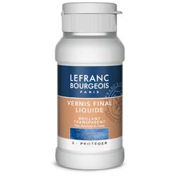 Vernis final liquide LEFRANC & BOURGEOIS, brillant transparent