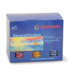 Coffret d'aquarelles Stockmar couleurs primaires