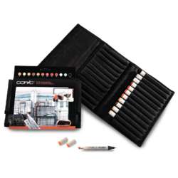 COPIC® classic Marker Set 12er Architektur-Farben im Wallet