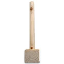 POWERTEX® Holzsockel mit Holzstab