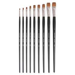 Pinceau aquarelle KOLINON GERSTAECKER, plat - manche long