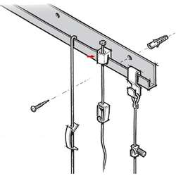 STAS J-Rail Zylinderhaken