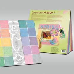 Kit papier scrapbooking struktura vintage  Ursus