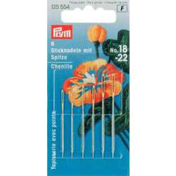 PRYM Sticknadeln mit Spitze, sortiert.