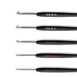 Aiguilles à crocheter PRYM, poignée soft