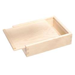 Holzschiebebox