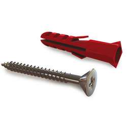 ASRE Cheville avec vis pour cimaise