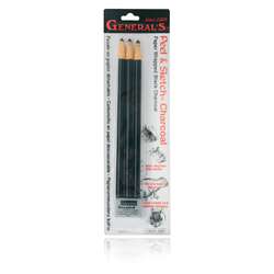 Set de 3 crayons fusains Peel & Sketch