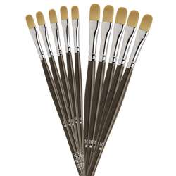 I LOVE ART Acrylpinsel-Set, Katzenzunge 5+5