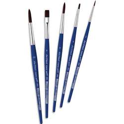 da Vinci FORTE BASIC Synthetikpinsel-Set, Serie 3504 Hobbypinsel