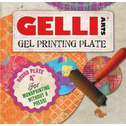 Plaque ronde d´impression gel Gelli Arts