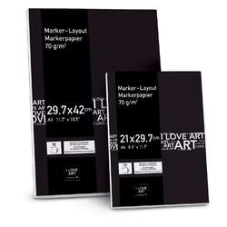 I LOVE ART Marker-Layout-Block