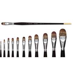 Pinceau Kevrin+ pointe usée bombée, série 8772 Raphael