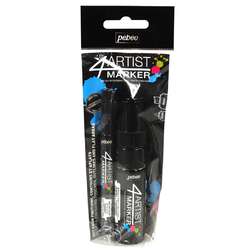 pébéo 4Artist Marker-Set, Schwarz