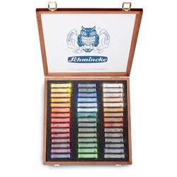 SCHMINCKE Pastelle Feinste extraweiche Künstlerpastelle im Holzkoffer