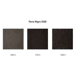 Argile Terrazzo noir intense, grossièrement chamottée