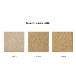 Tonmasse Terrazzo umbra, grob schamottiert